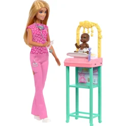 Tienerpoppen|Meisjes> Barbie Career baby dokter speelset met pop