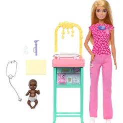 Tienerpoppen|Meisjes></noscript> Barbie Career baby dokter speelset met pop