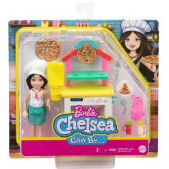 Speelsets|Meisjes>Barbie Chelsea Speelset Hondentrainer of  Pizzabakker