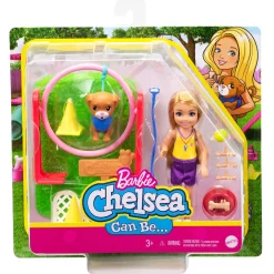 Speelsets|Meisjes>Barbie Chelsea Speelset Hondentrainer of  Pizzabakker
