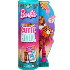 Tienerpoppen|Meisjes>Barbie Cutie Reveal Jungle Series Tijger