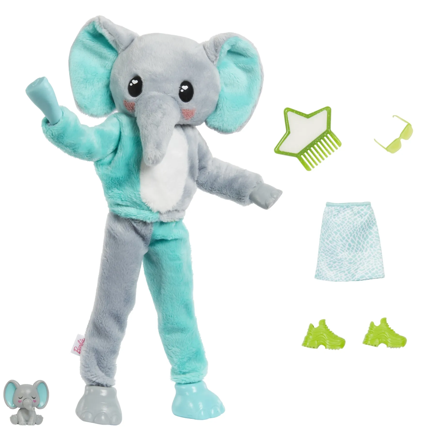 Tienerpoppen|Meisjes>Barbie Cutie Reveal Jungle Series Olifant