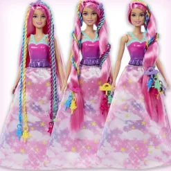 Tienerpoppen|Meisjes></noscript>Barbie Fairytale Twist N'Style Refresh
