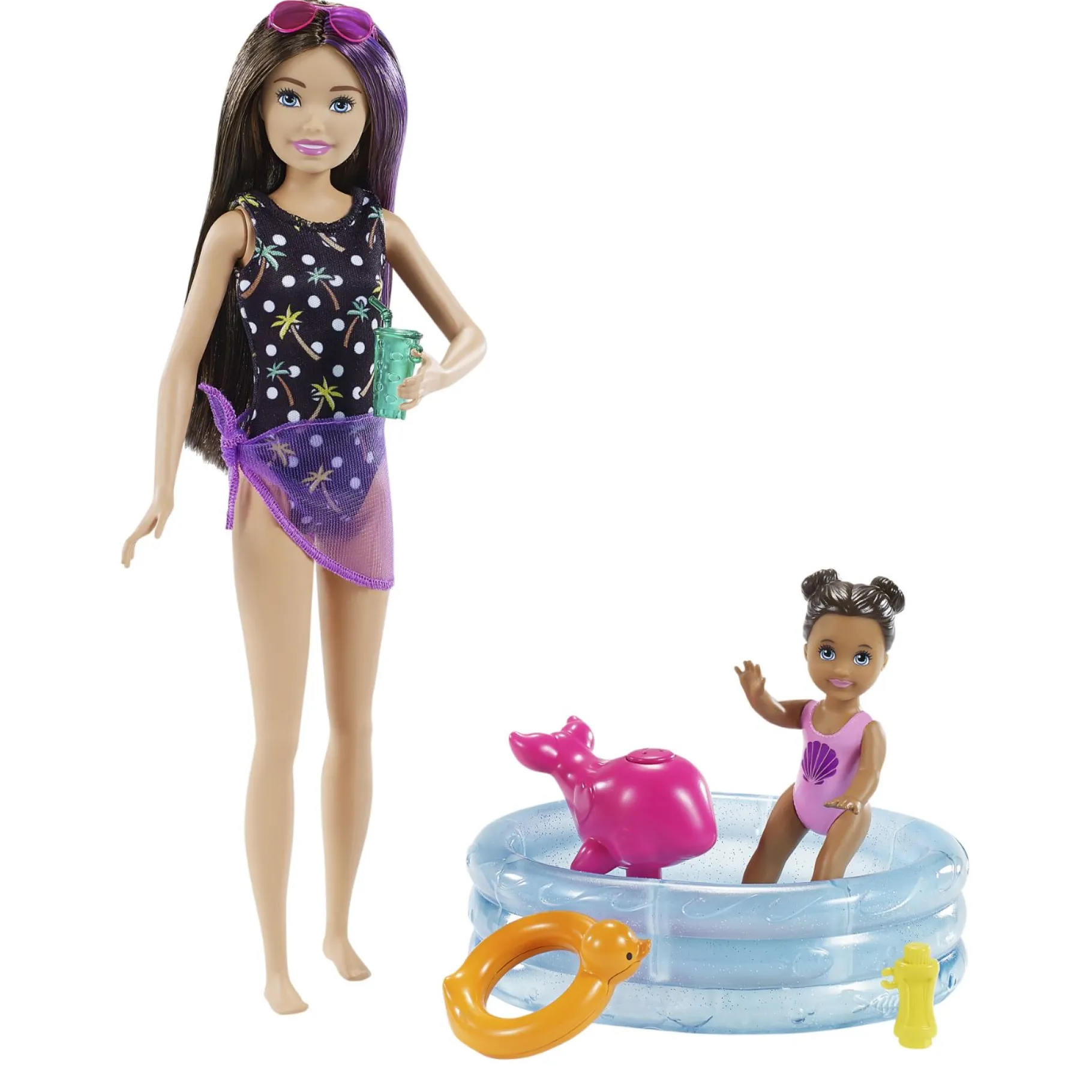 Tienerpoppen|Meisjes>Barbie Family Babysitters Speelset Assorti