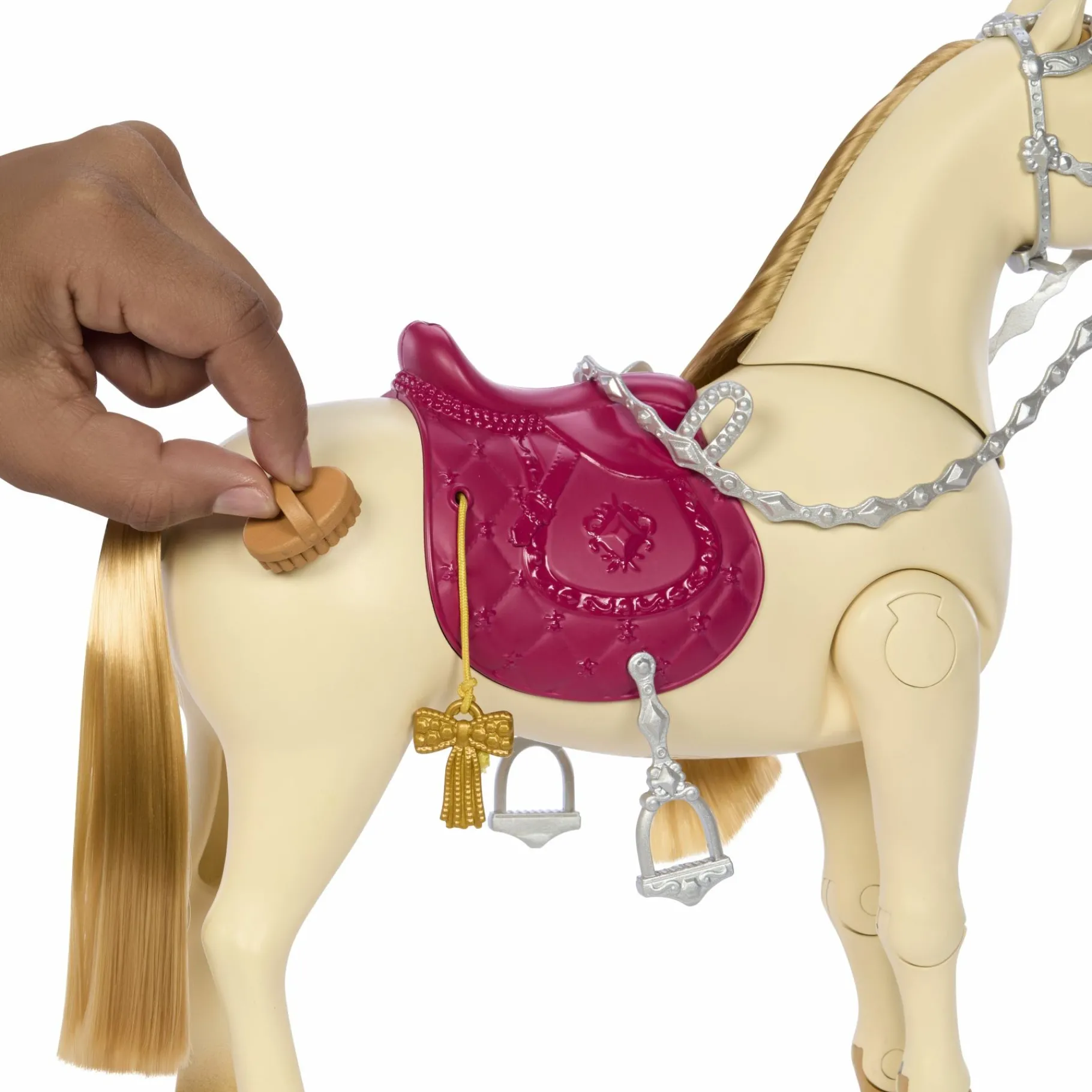 Meisjes|Speelsets> Barbie Family Horse Chase Paard Functies