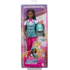 Meisjes|Tienerpoppen> Barbie Family Horse Chase paardrij pop assorti