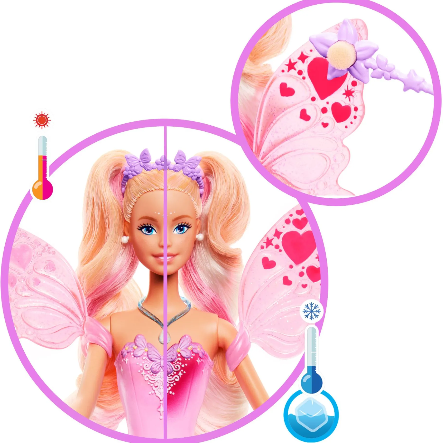 Tienerpoppen|Meisjes> Barbie Fantasy color change fairy
