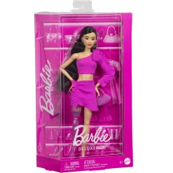 Tienerpoppen|Meisjes> Barbie Fashionsta pop deluxe+prothese & roze jurk