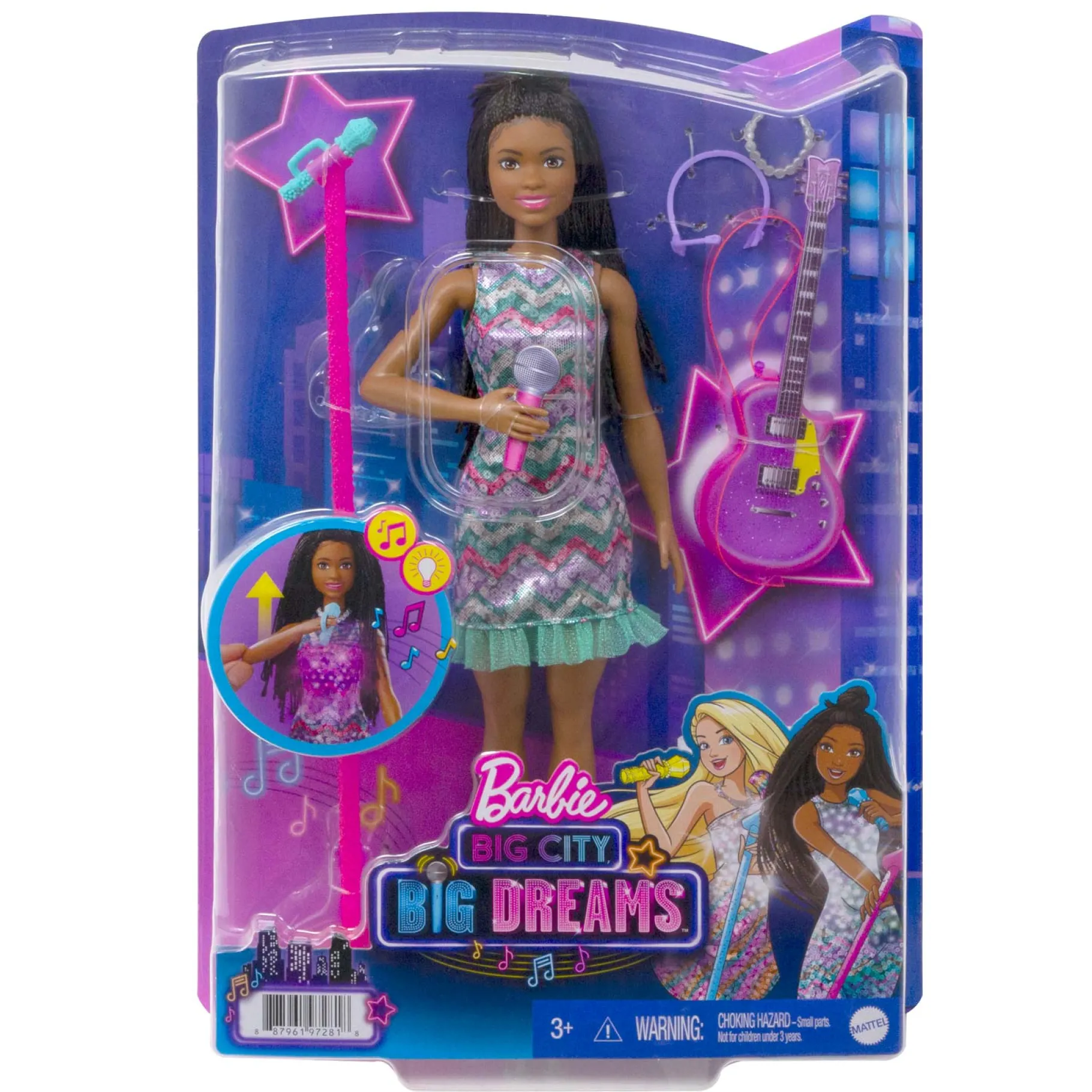 Meisjes|Tienerpoppen>Barbie Feature Co-Lead Pop met geluid