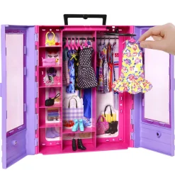 Poppen Accessoires></noscript> Barbie Inloopkast