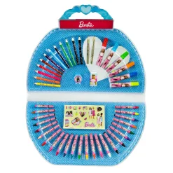Schrijfwaren|Tekenen / Kleuren></noscript>Disney Barbie Kleurkoffer 51-delig