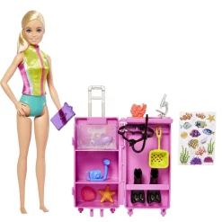Speelfiguren|Meisjes> Barbie Marine Biologist Pop En Speelset
