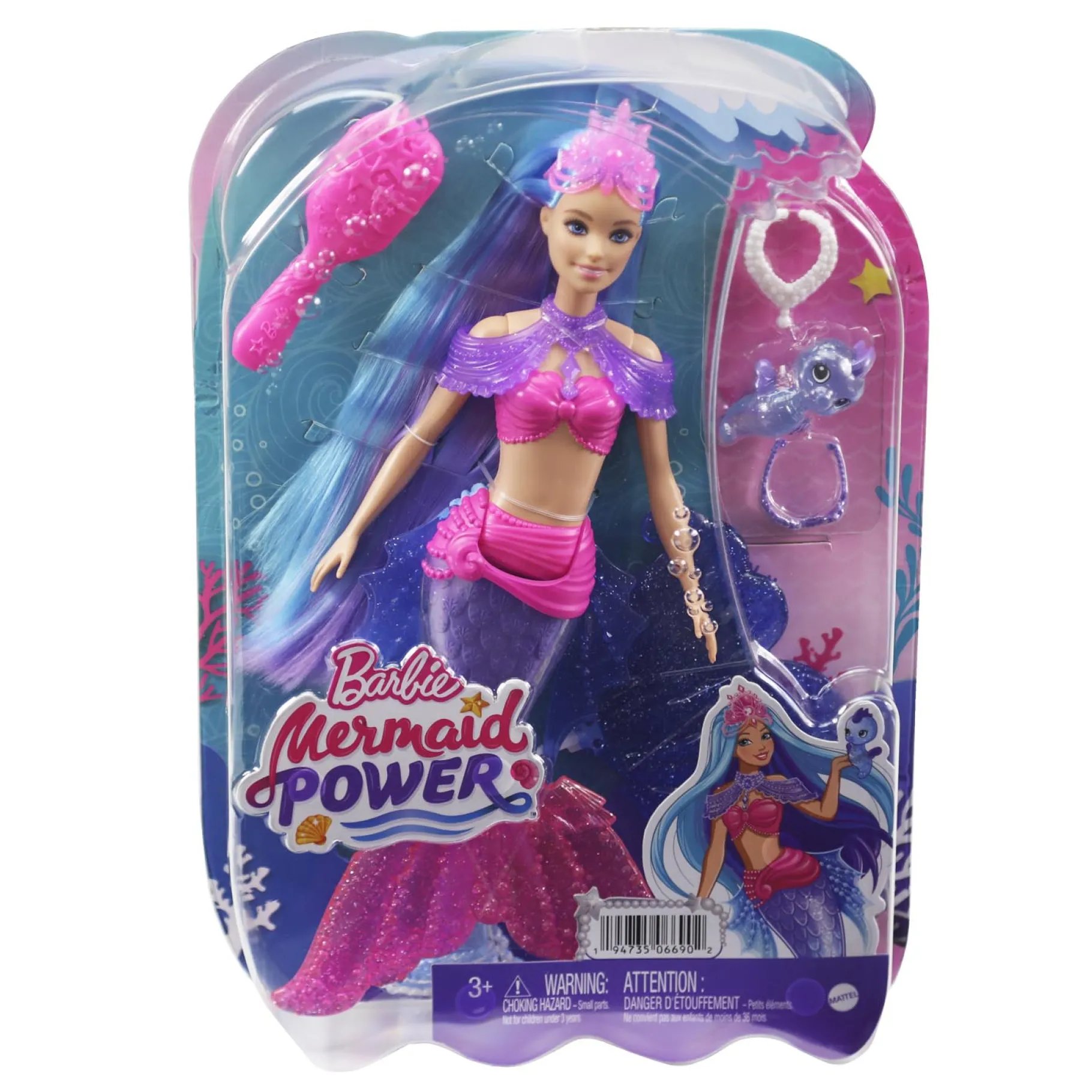 Tienerpoppen|Meisjes>Barbie Mermaid Power Dolls And Accessories Assorti
