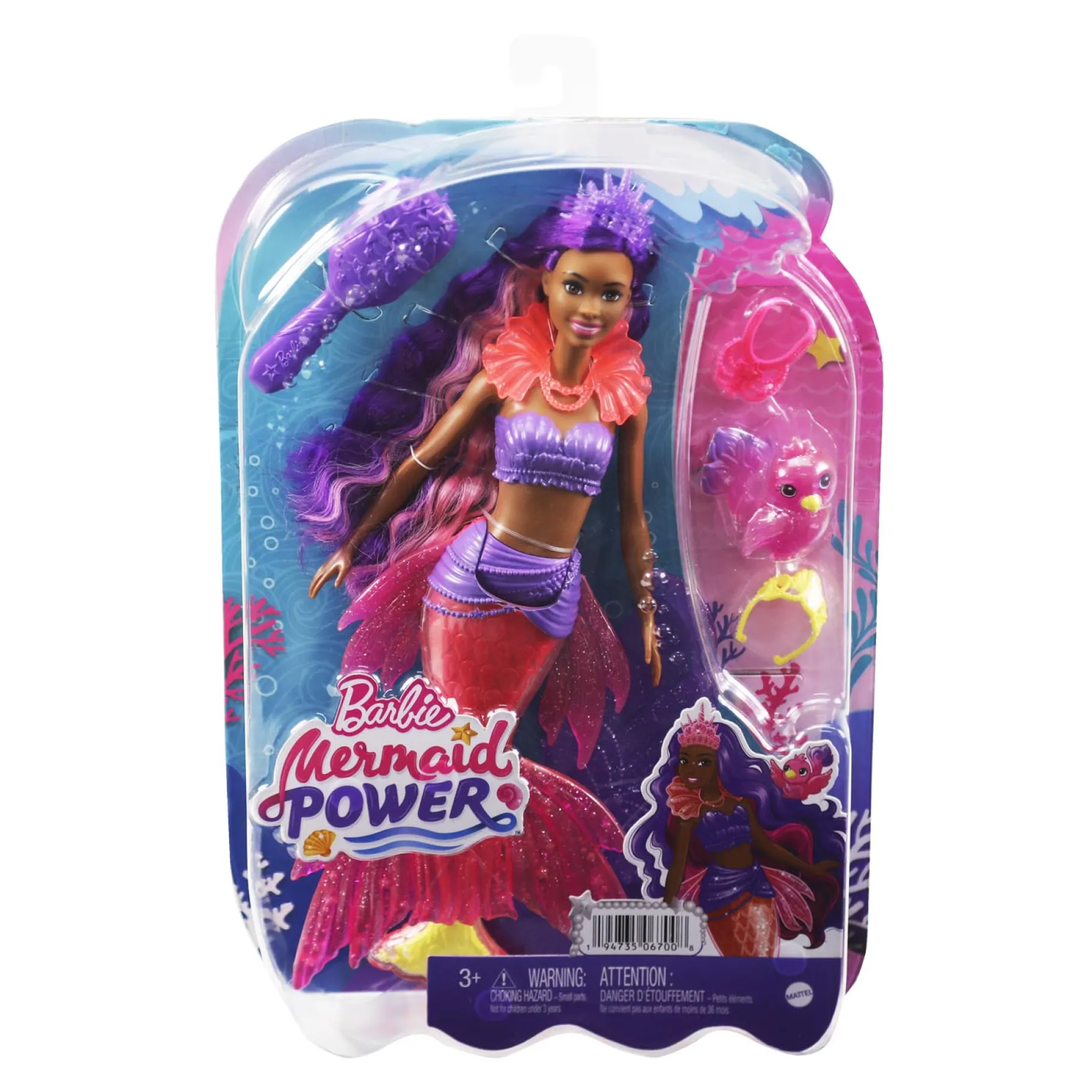 Tienerpoppen|Meisjes>Barbie Mermaid Power Dolls And Accessories Assorti