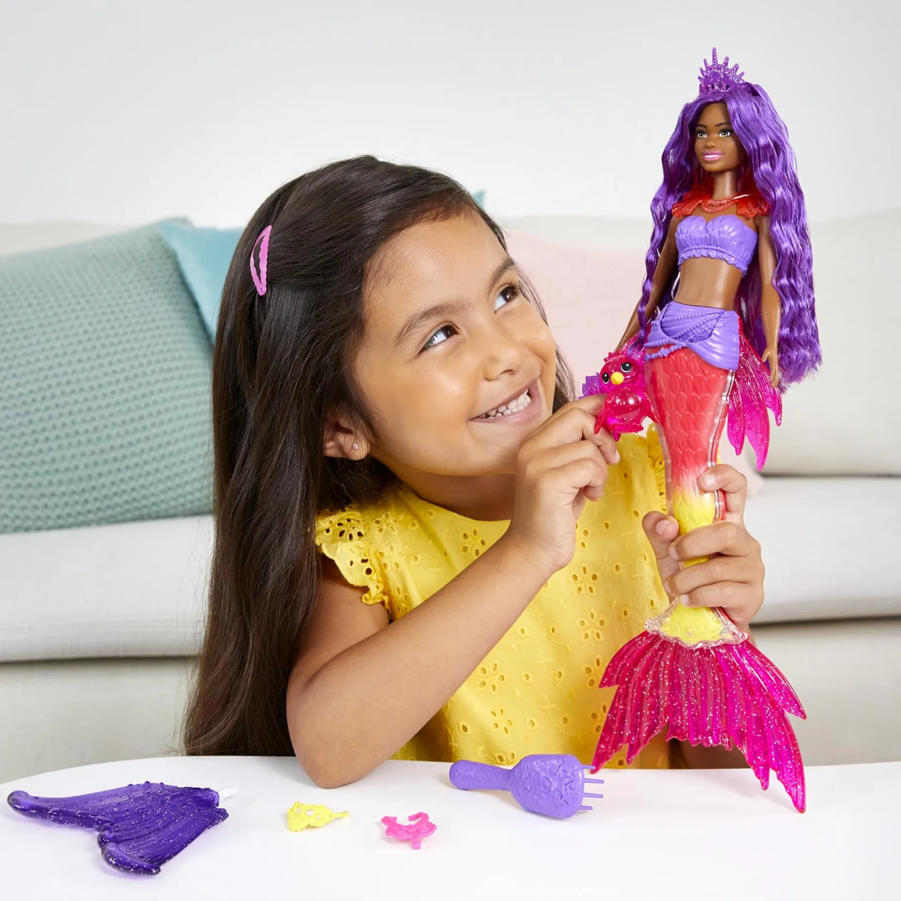 Tienerpoppen|Meisjes>Barbie Mermaid Power Dolls And Accessories Assorti