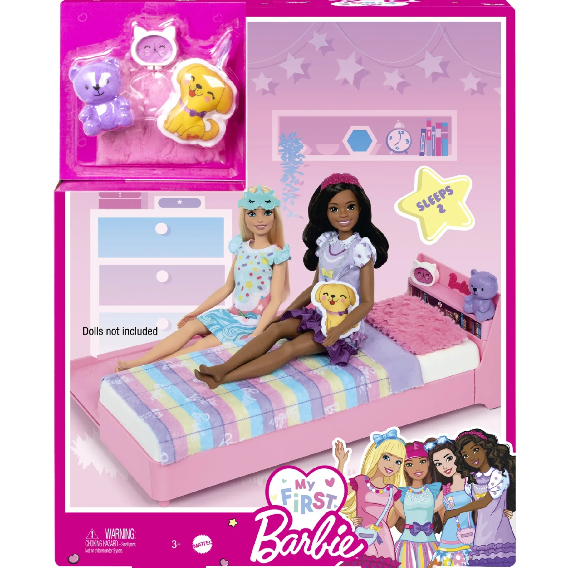 Poppenmeubels>Barbie My First Bedtijd Speelset