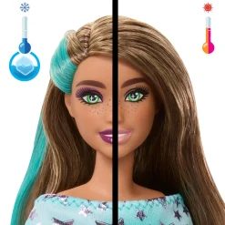 Meisjes|Tienerpoppen> Barbie Party unboxed 2/1 pop met blauwe jurk