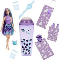 Tienerpoppen|Meisjes> Barbie Pop Reveal Boba Serie Paars