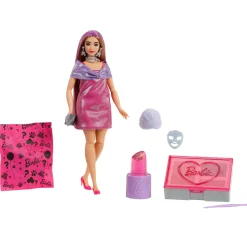 Meisjes|Speelfiguren> Barbie Reveal Party Unbox Glam Pink Curvy Doll