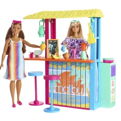 Meisjes|Poppenhuis></noscript>Barbie Strandhut