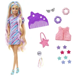 Tienerpoppen|Meisjes>Barbie Totally Hair - Star
