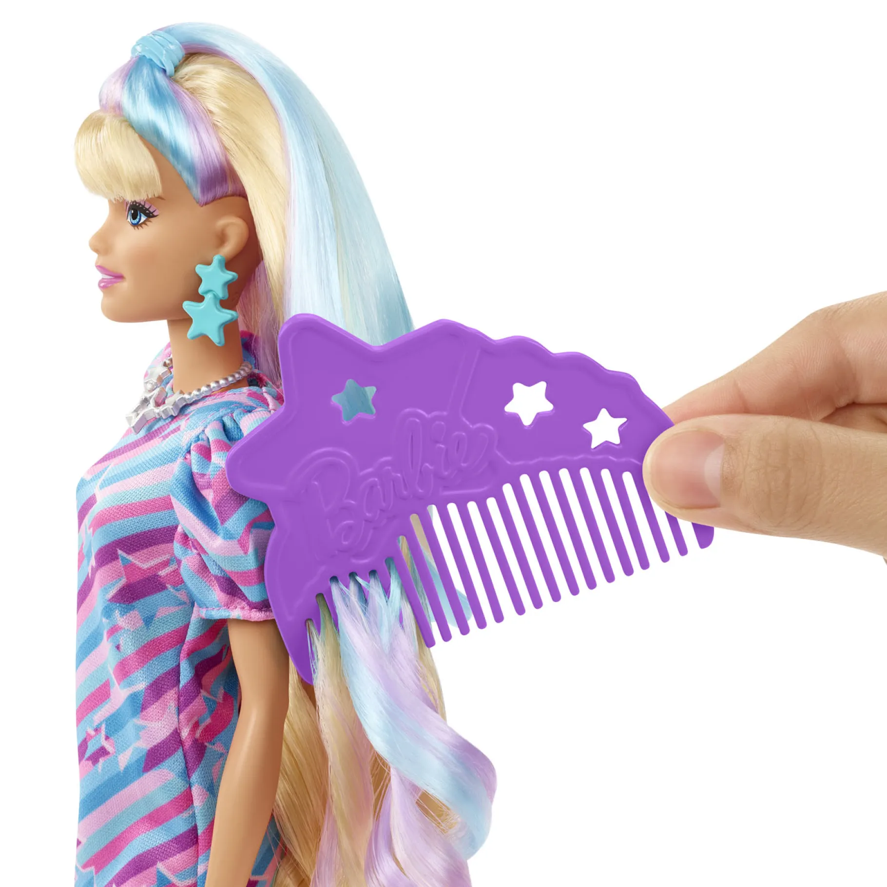 Tienerpoppen|Meisjes>Barbie Totally Hair - Star