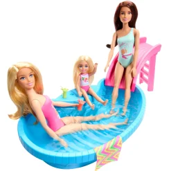 Speelsets|Meisjes> Barbie Zwembad Met Pop