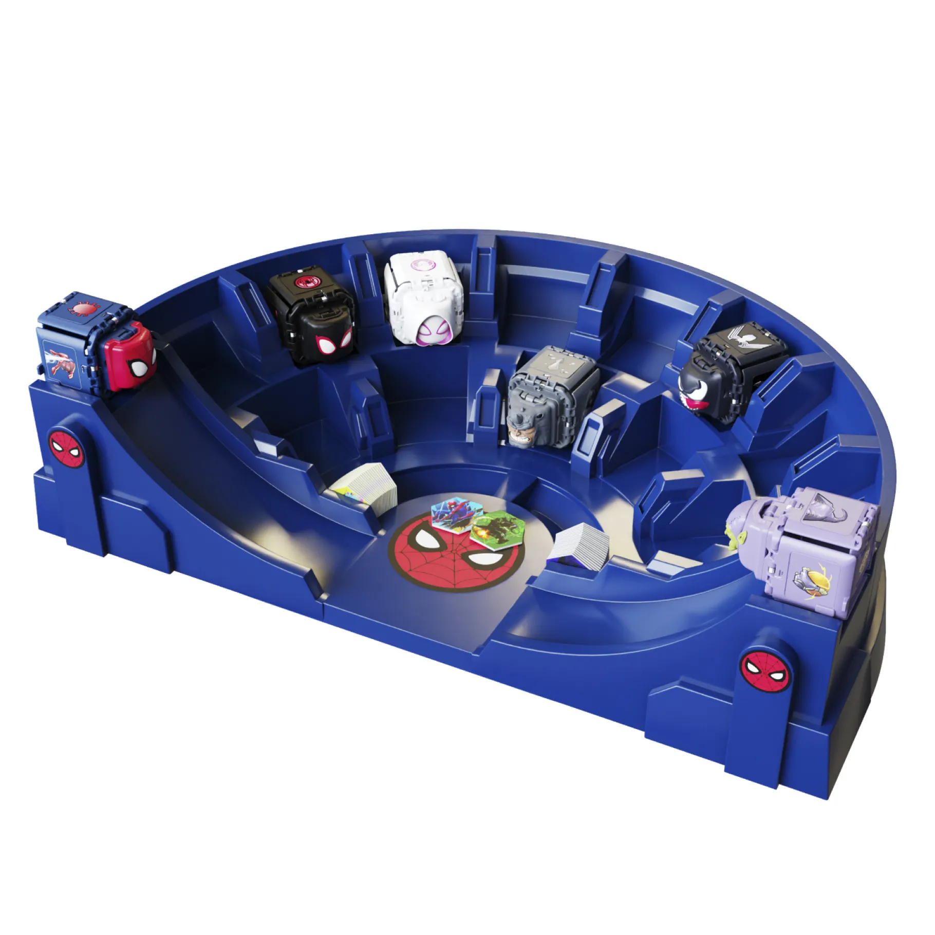 Actiefiguren|Jongens> Battle Cubes Marvel Spiderman Battle Arena Set