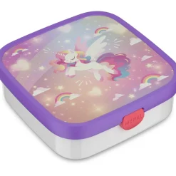 Schoolbekers En Broodtrommels> Bento lunchbox campus groot - unicorn glow