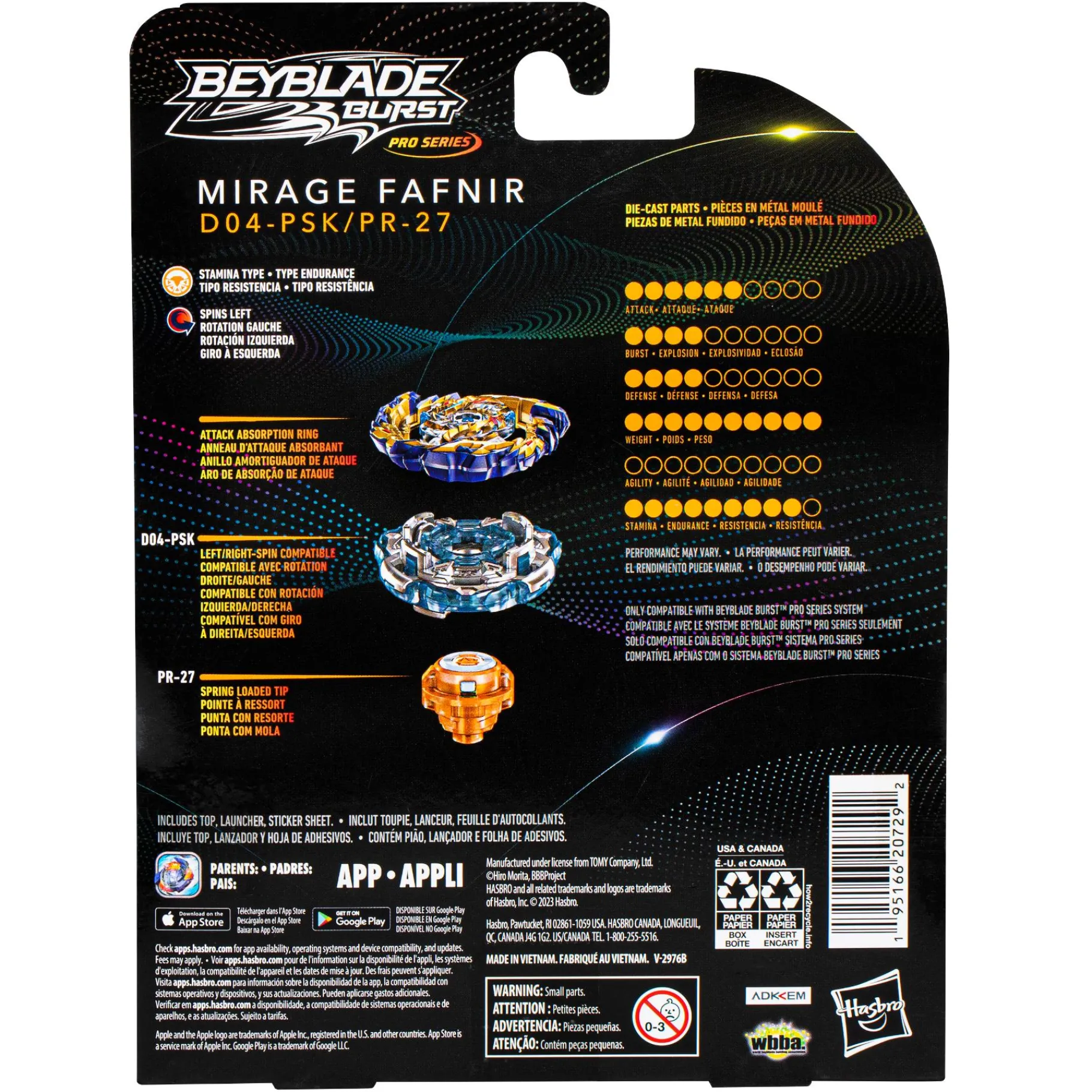 Actiefiguren|Jongens> Beyblade Burst Pro Series Mirage Fafnir
