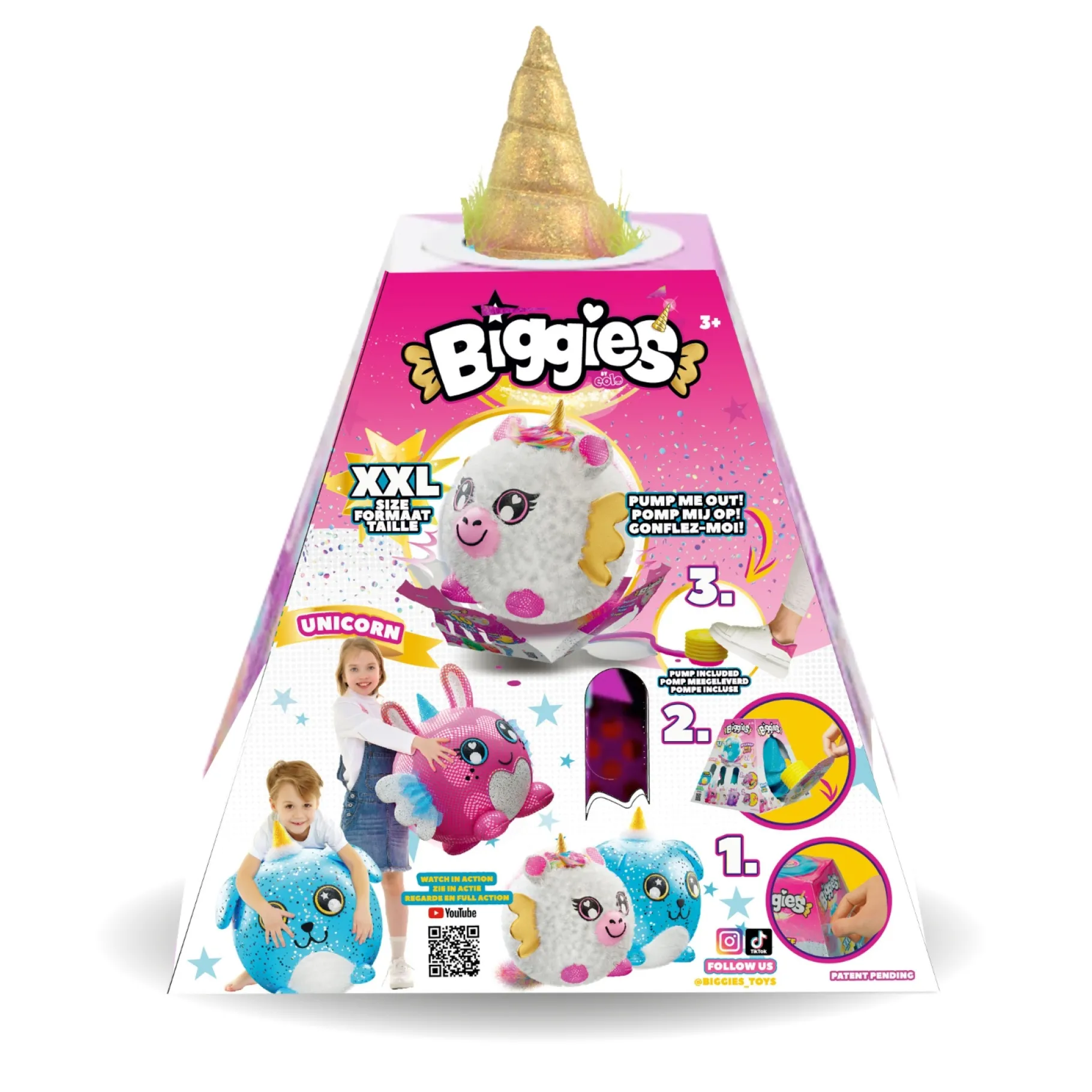 Dieren Knuffels En Pluche> Biggies pluche eenhoorn