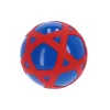Speelballen> Blauwe Crossbal met Rode Rubberband