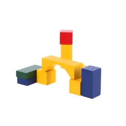 Houten Blokken></noscript> Blokkenton hout 100-delig