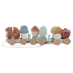 Babyspeelgoed>Little Dutch Blokkentrein Eekhoorn Forest Friends