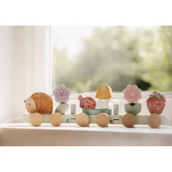 Houten Blokken></noscript> Blokkentrein Egel Fairy Garden