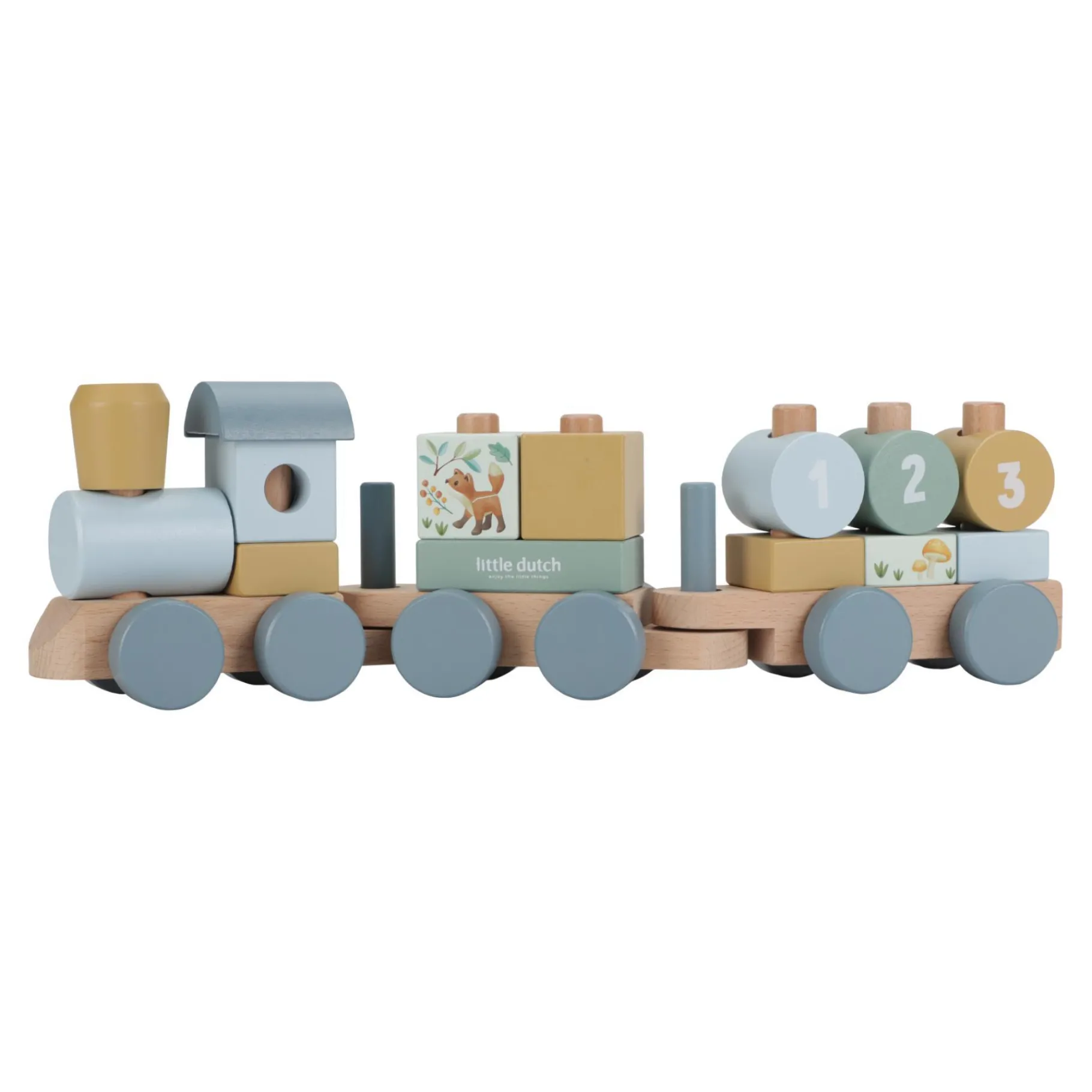 Babyspeelgoed> Blokkentrein Forest Friends