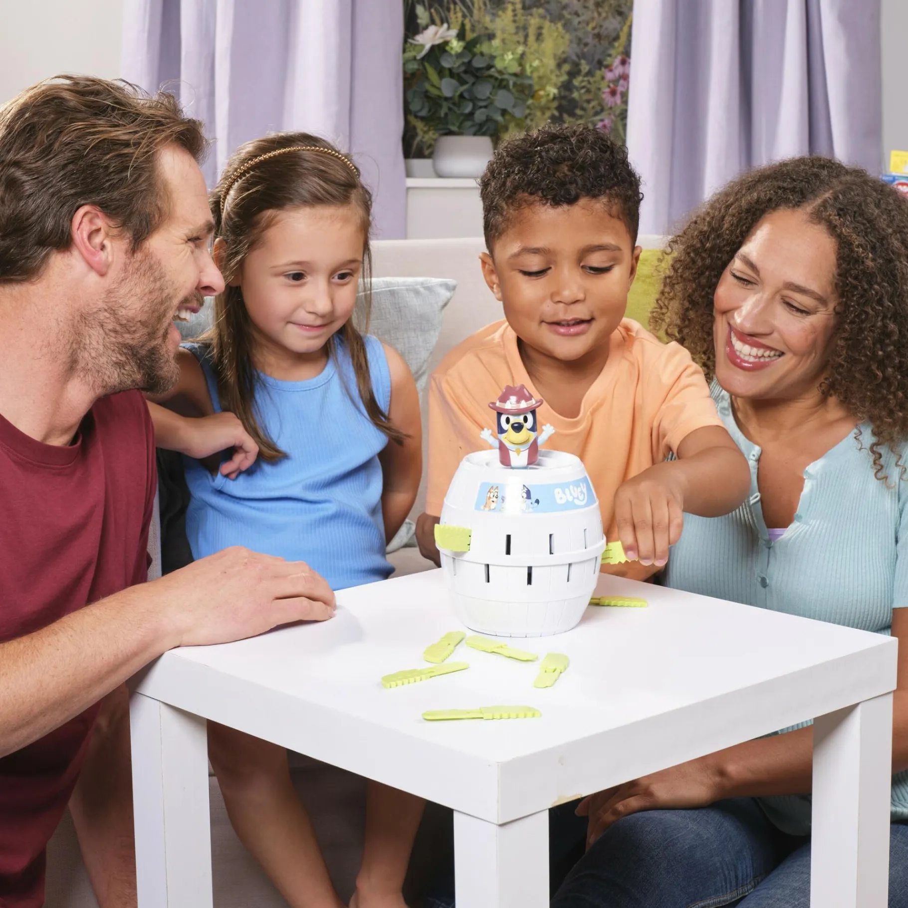 Kinderspellen> Bluey spel pop up