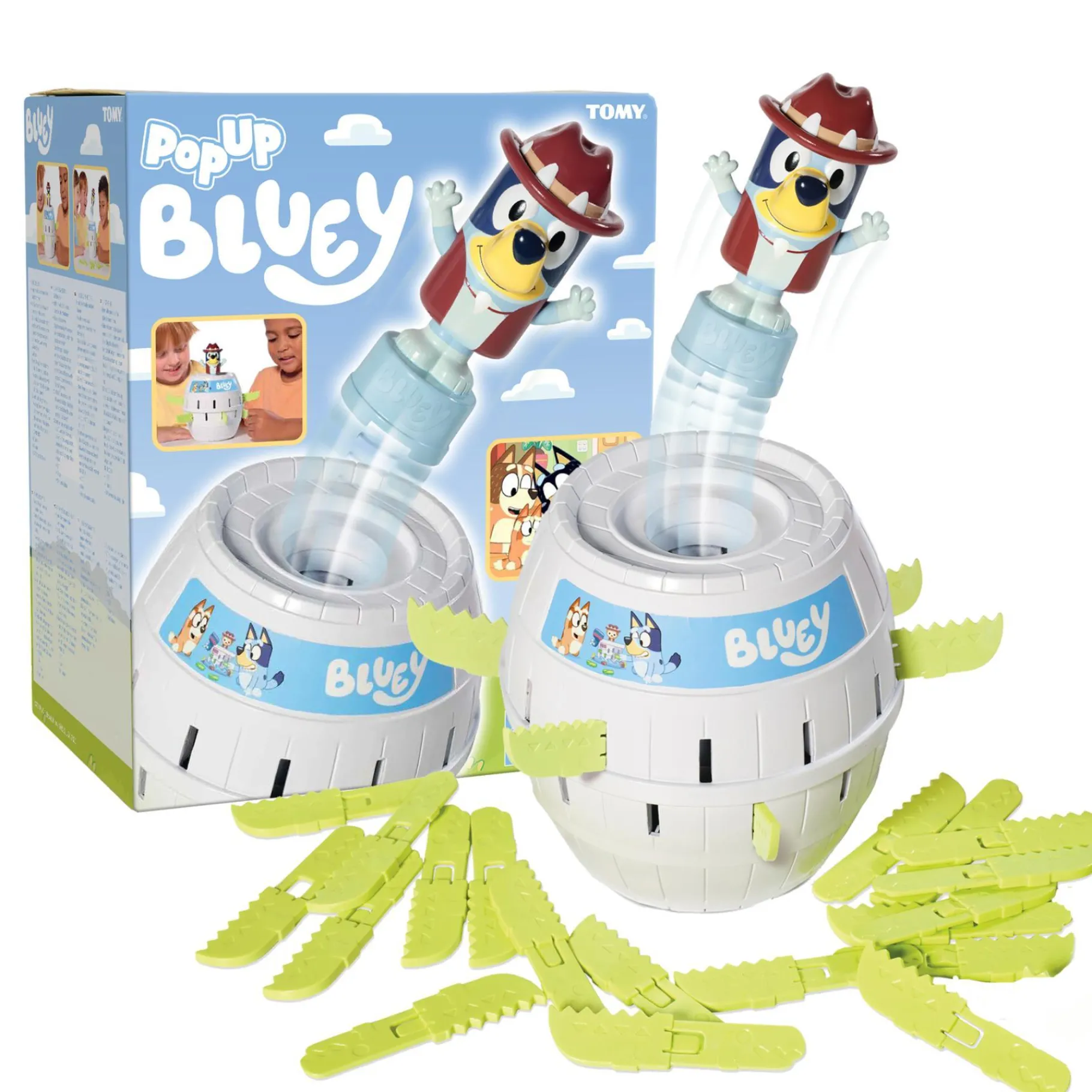 Kinderspellen> Bluey spel pop up