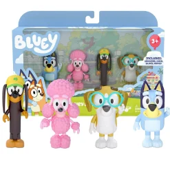 Speelfiguren|Meisjes> Bluey vrienden figurenset 4 pack