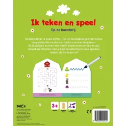 Kleurboeken> Boek Kleurboek Ik Teken En Speel Op De  Boerderij