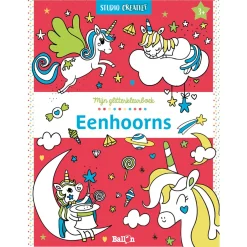 Stickers> Boek Mijn Glitterstickerboek Eenhoorn