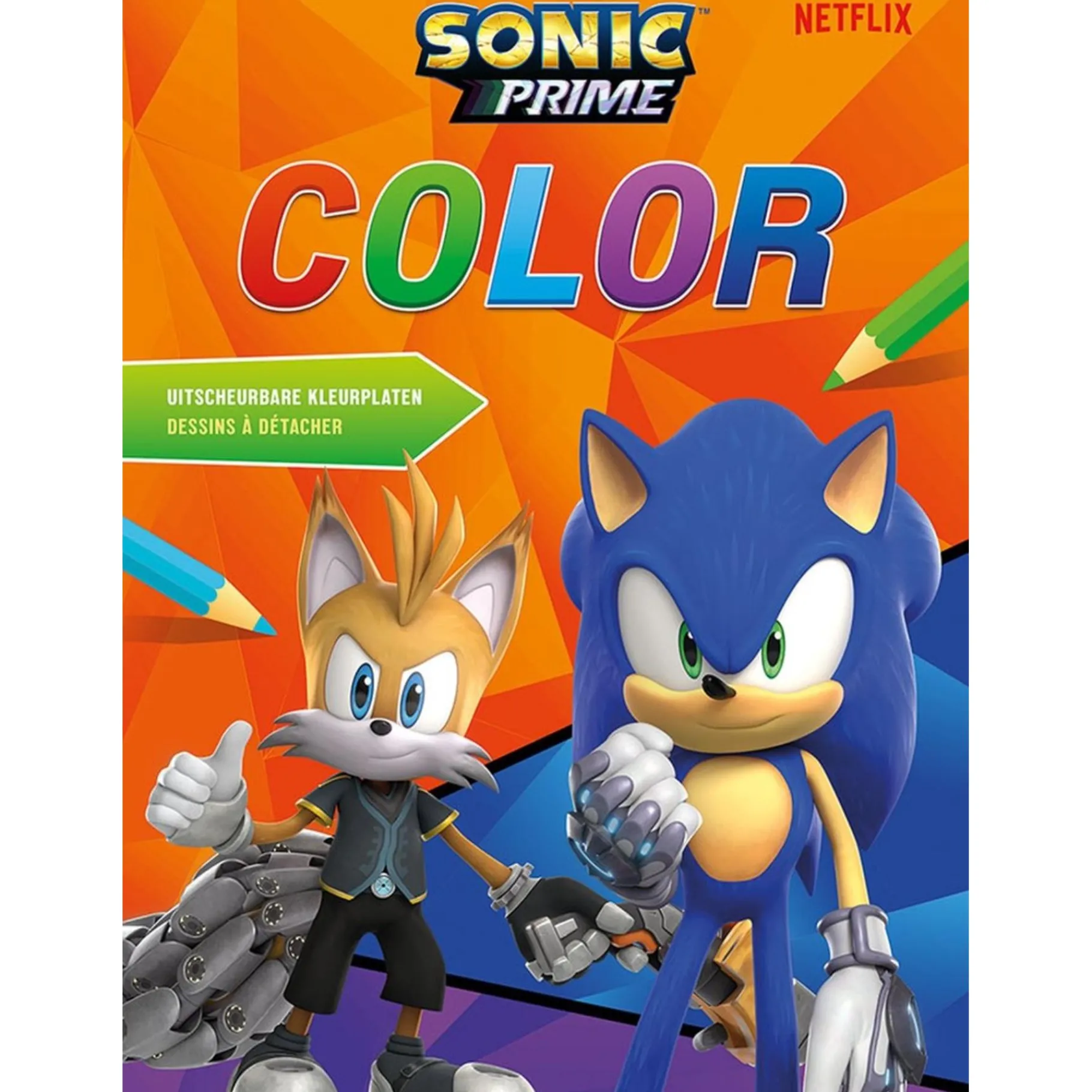 Kleurboeken> Boek Sonic Prime Color Kleurboek