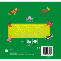 Stickers> Boek Stickerboek Wilde Dieren