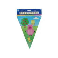 Feestartikelen> Boerderij Thema Party Vlaggen