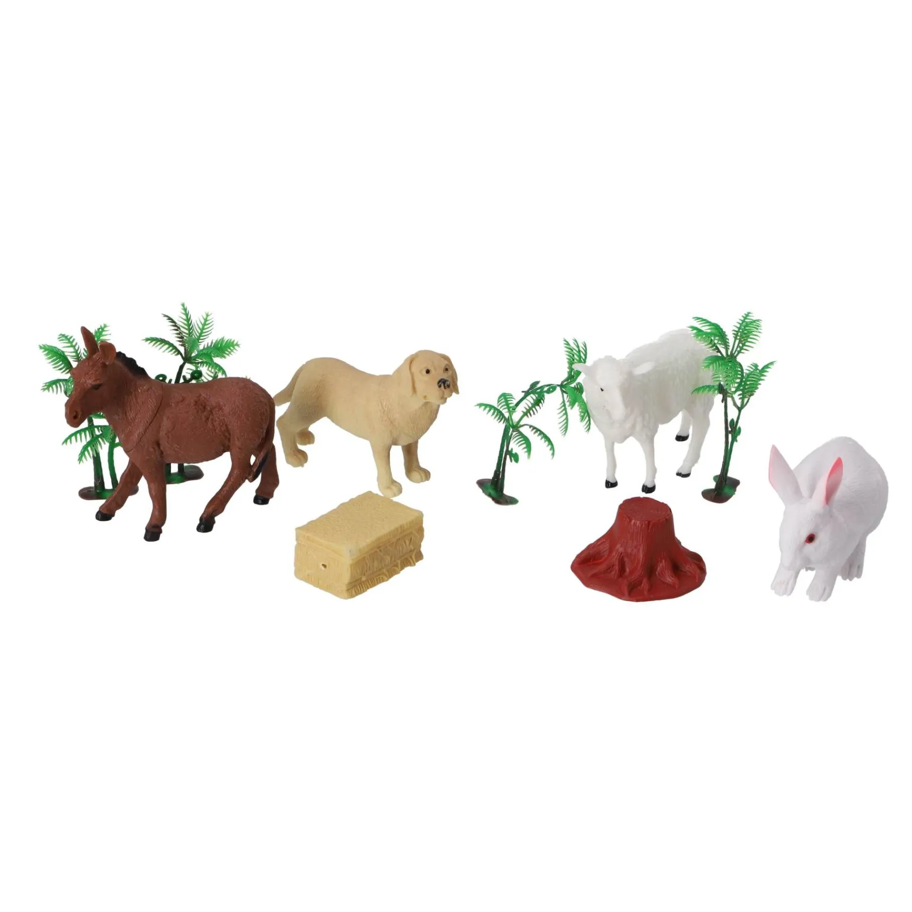 Speelfiguren> Boerderijdieren set 10 delig