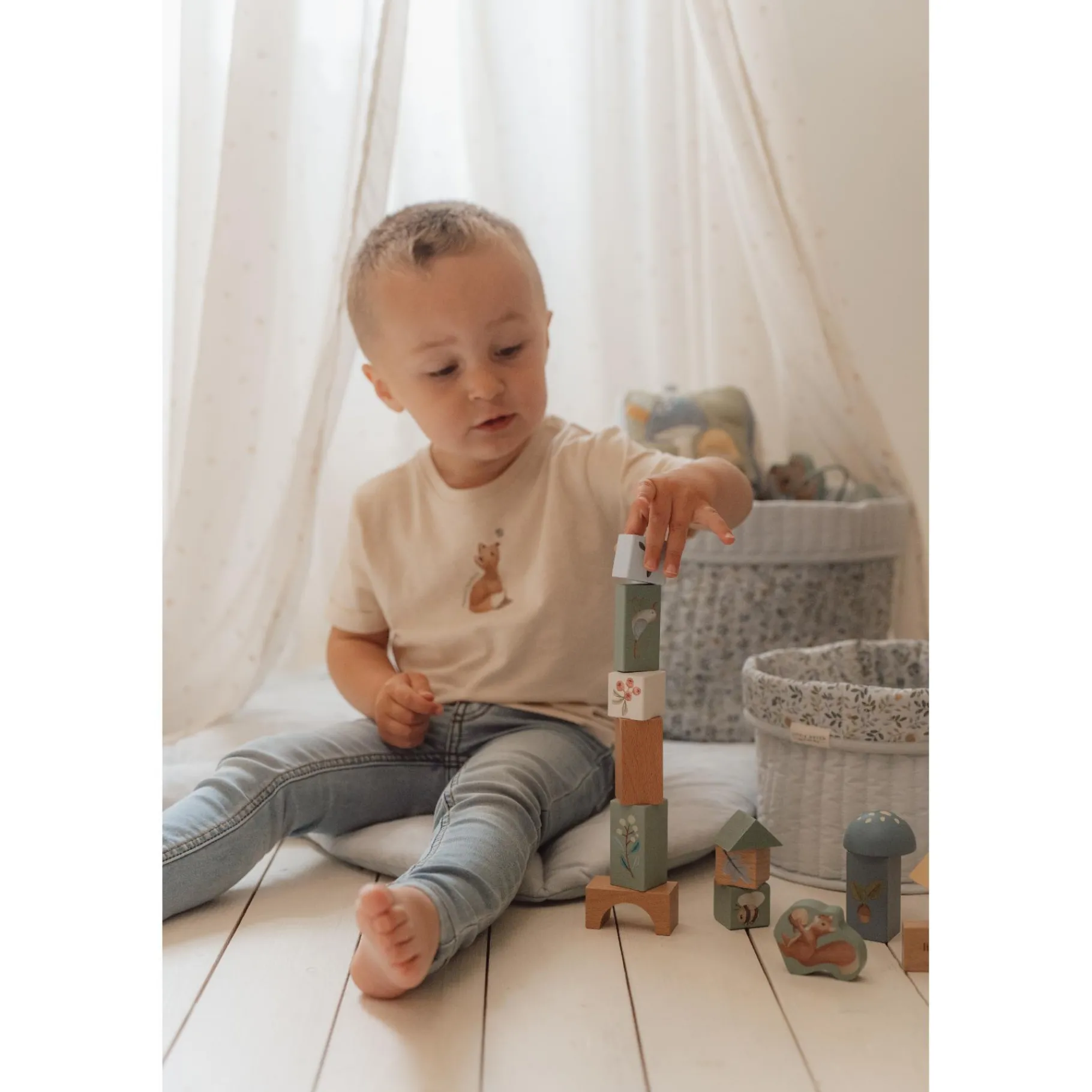 Jongens>Little Dutch Bouwblokken Forest Friends