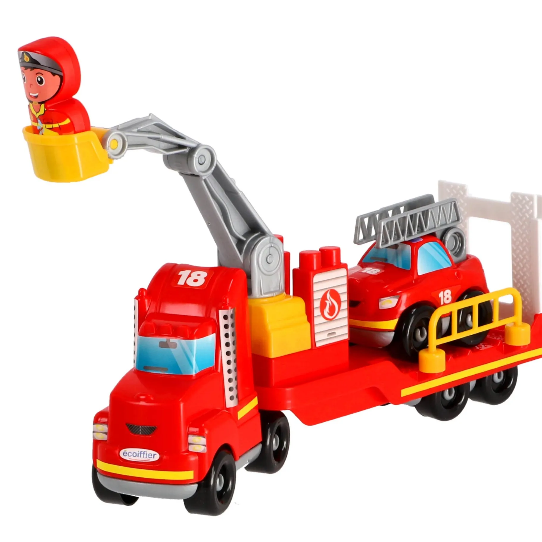 Speelsets Peuter>Abrick Brandweertruck