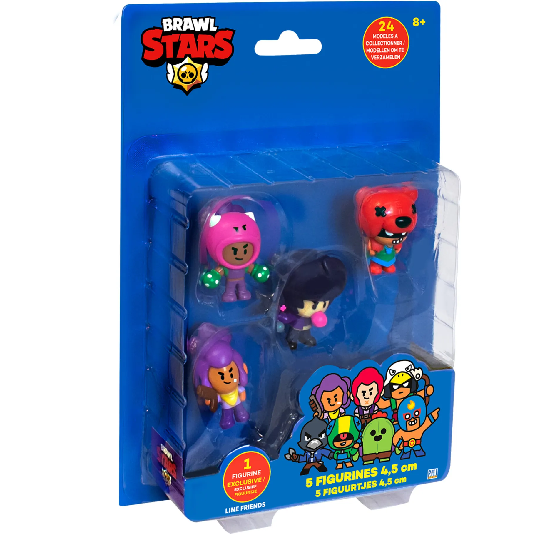 Speelfiguren> Brawl Stars Figures 4,5 Cm 5 Pack Assorti