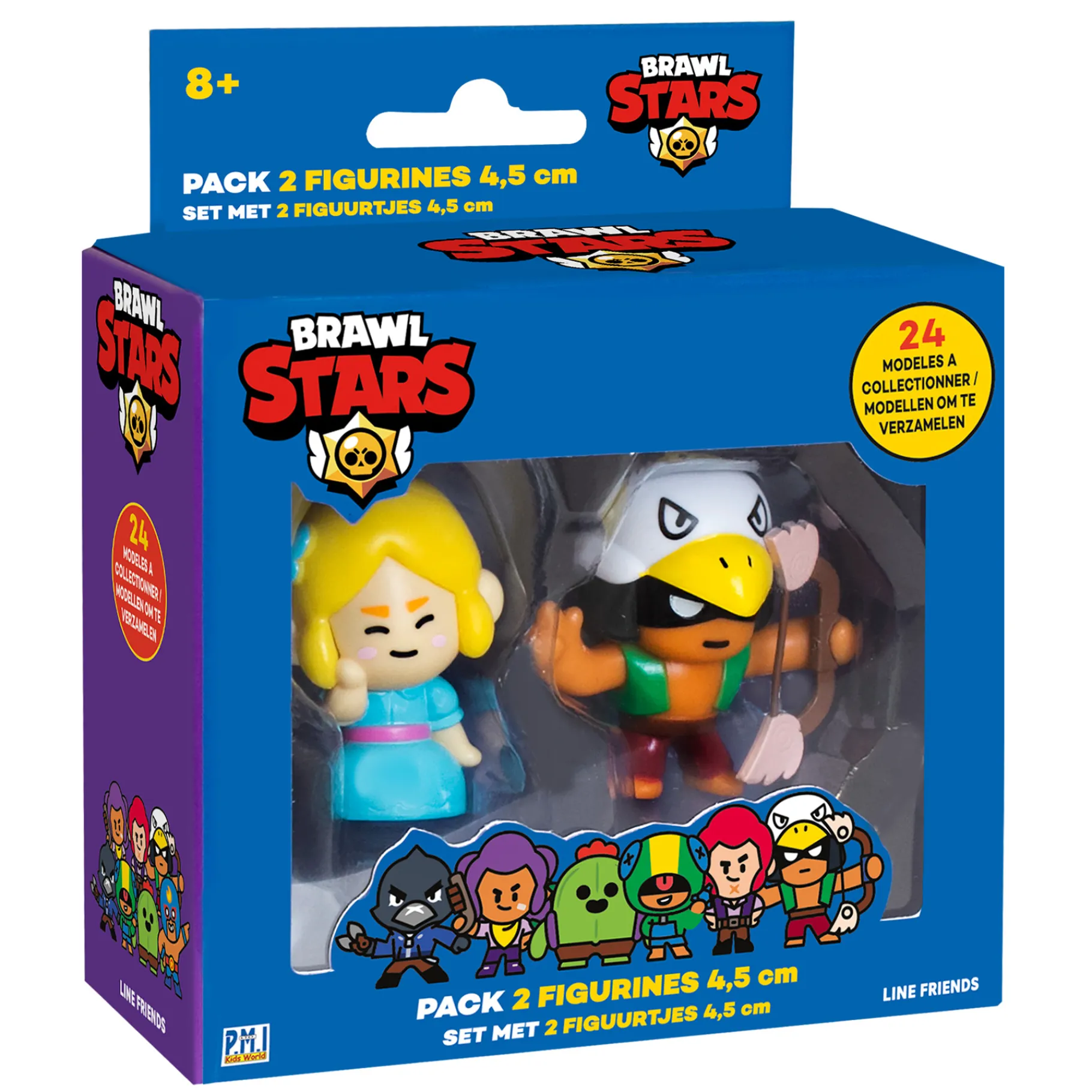 Speelfiguren> Brawl Stars Figures 4,5 Cm 2 Pack Assorti