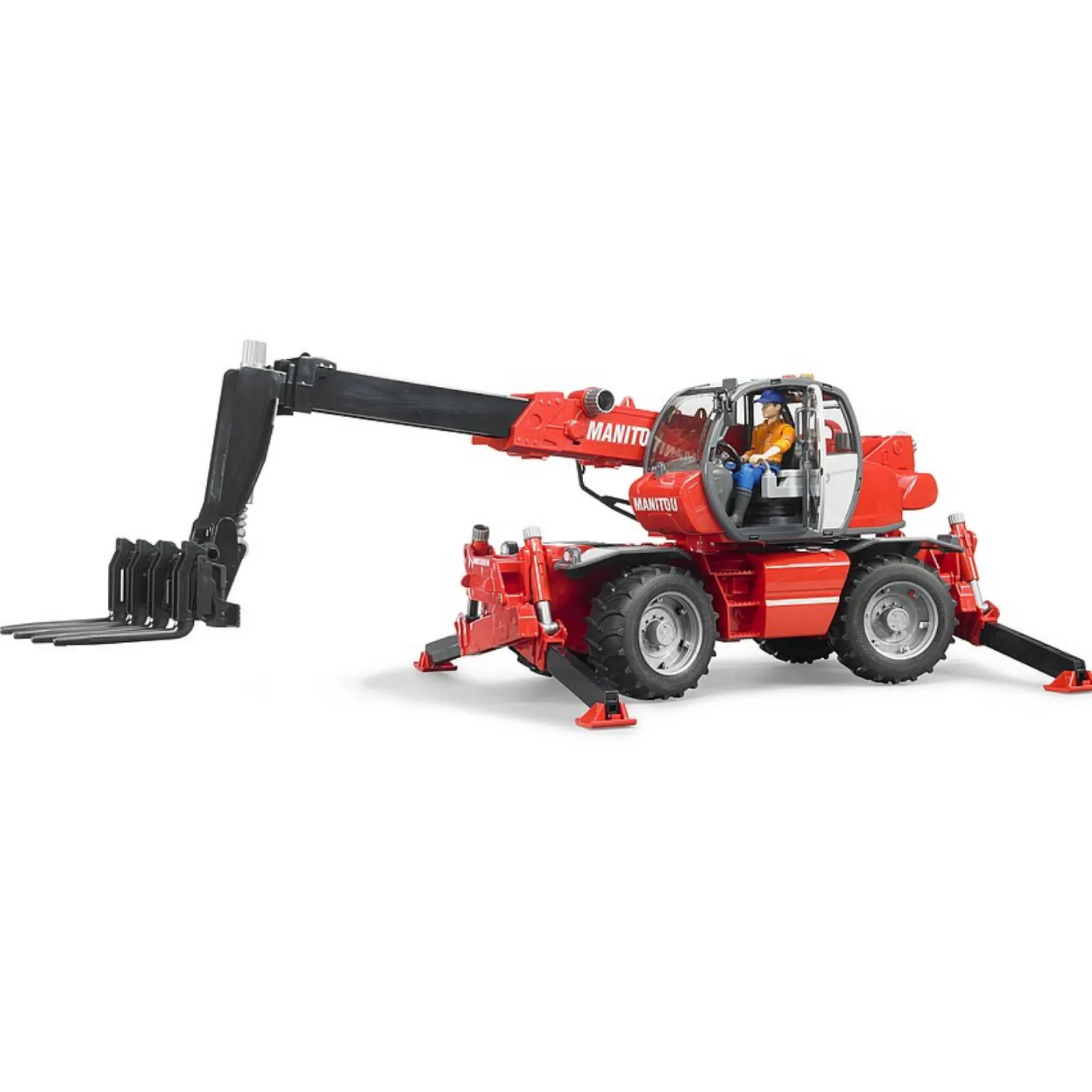 Voertuigen|Jongens>Bruder Auto Manitou Telescooplader MRT 2150